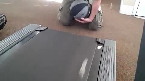 Ball on treadmill