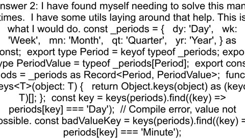 How do I get the key of a value in a Typescript Record