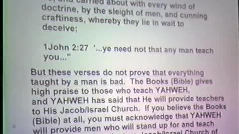 DANCING WITH DEVILS by Dr. James P. Wickstrom, Teacher of YAHWEH