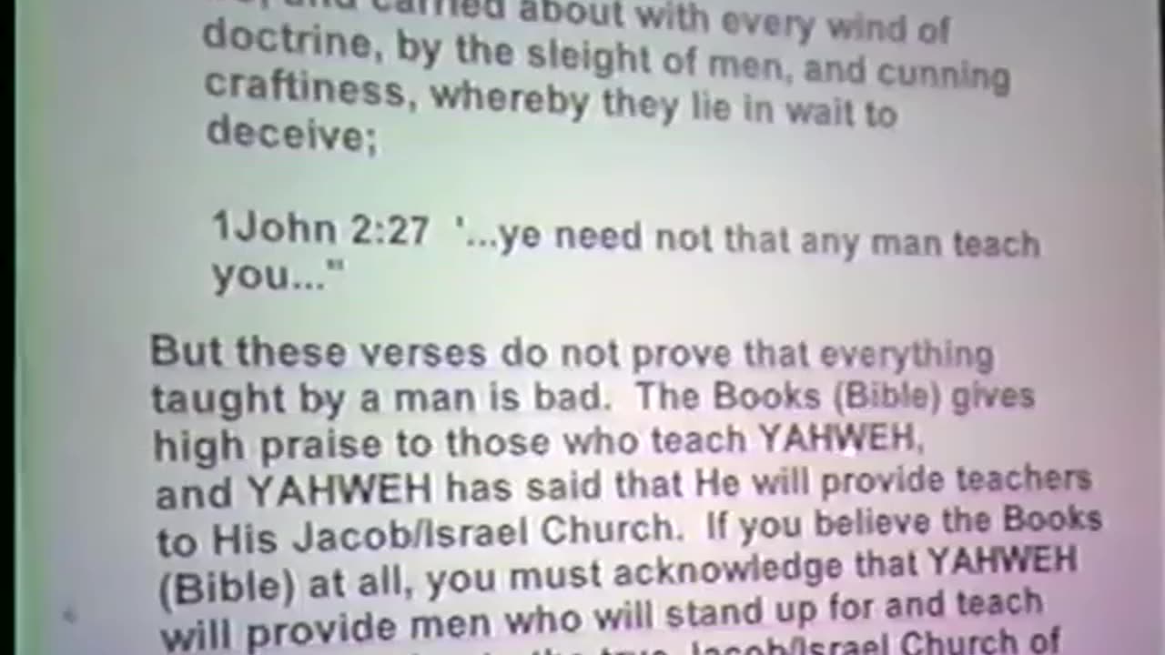 DANCING WITH DEVILS by Dr. James P. Wickstrom, Teacher of YAHWEH