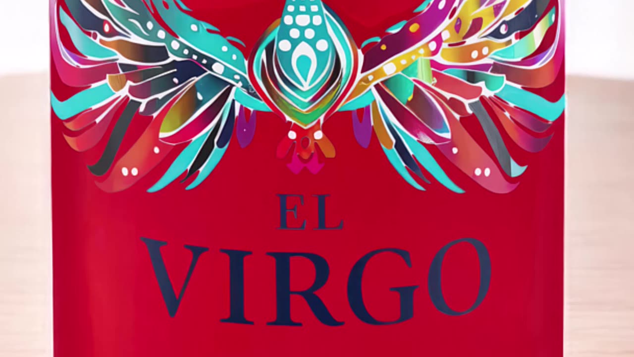 Sip in Style with This Bold El Virgo Glass! Who’s Joining? 🌟 #UniqueGlassware #VirgoVibes