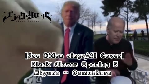 [Joe Biden sings/AI Cover] Black Clover Opening 5 Miyuna - Gamushara