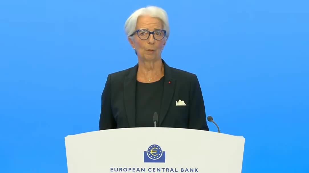 ECB President Lagarde: "Economic activity is slowing."