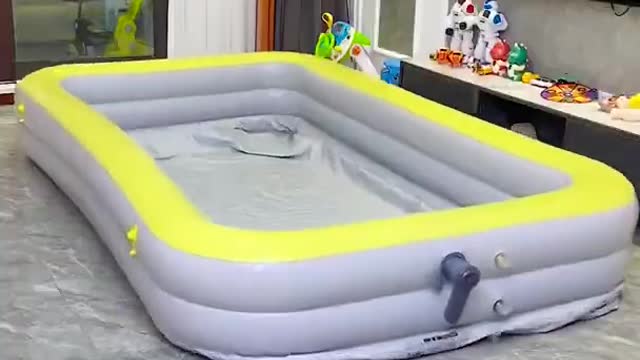 Automatic Inflatable Swimming Pool For Baby Shower Fun Play Useful Baby Product & Toys Gift 🎁 Kids