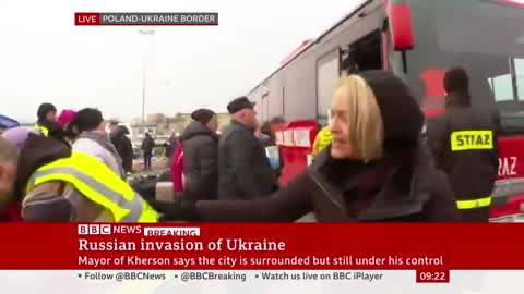 Refugees flee Ukraine_ ‘Our house was bombed from the air. It was terrible’ - BB