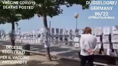 POSTER DEI DECESSI REGISTRATI PER IL VACCINO ANTICOVID19