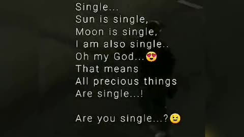 single things are precious