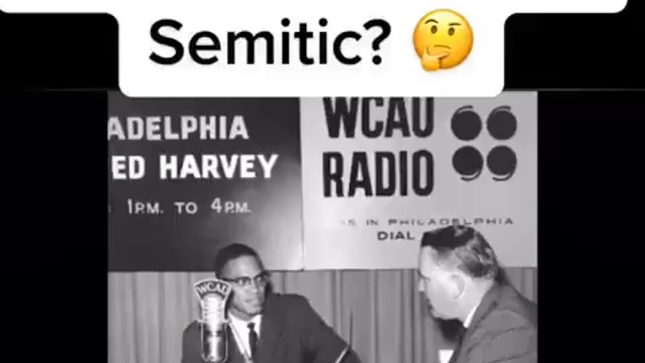 Malcolm X asked if he is ANTI-SEMITIC