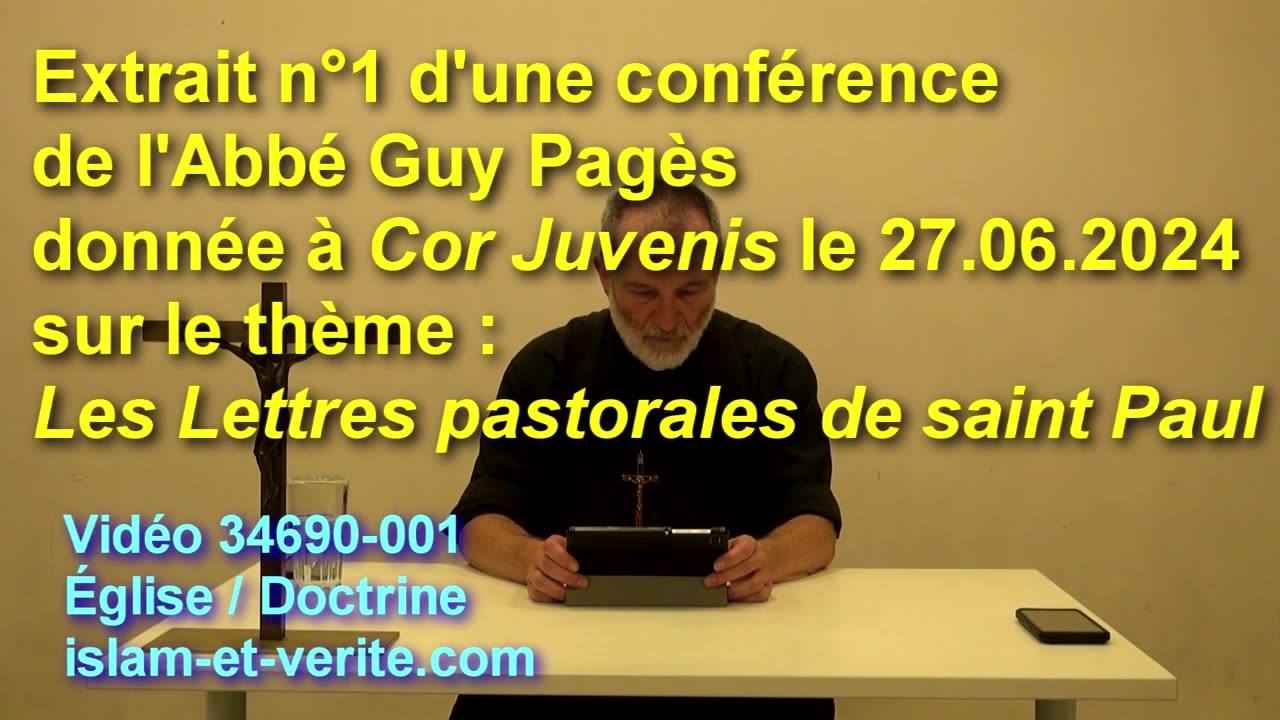 Dénoncer hérésies Épîtres pastorales 1-4