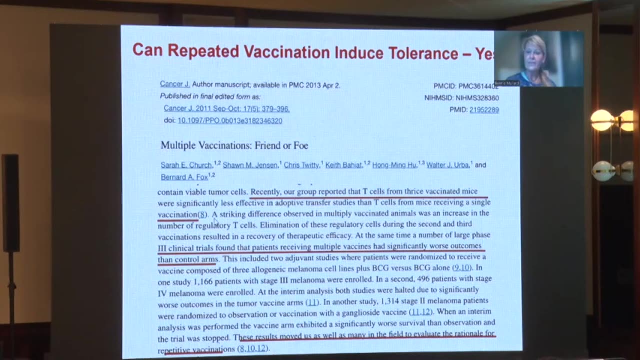 Vaccine COVID-19 • Bonnie Mallard 2º Congresso (30.6.2022) Médicos Pela Vida (2024,8,28) ⚜️👀🔥