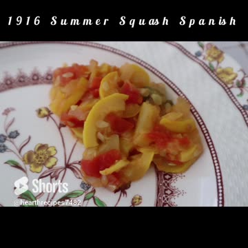 1916 Summer Squash, Spanish