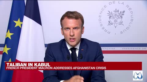 rench President Macron Addresses the Nation on the Afghanistan Crisis