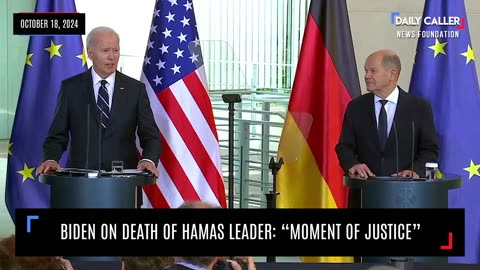 Biden On Death Of Hamas Leader: “Moment Of Justice”