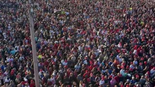 President Trump's post BUTLER, Pennsylvania — OVER 100,000 people!