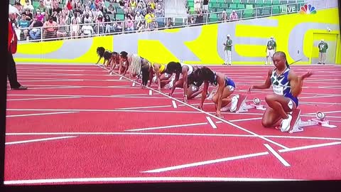 Womens Dimond league 100m full race 2021