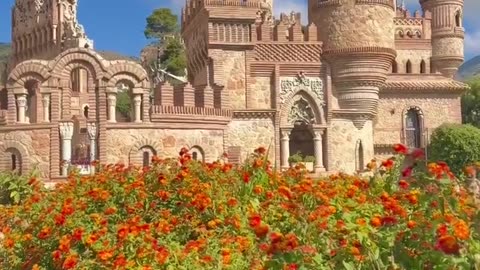 The fantastically beautiful Spanish Colomares Castle, located in the province of