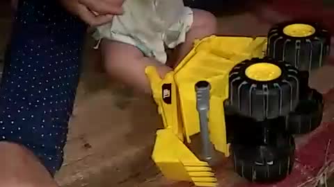 children play at night without friends