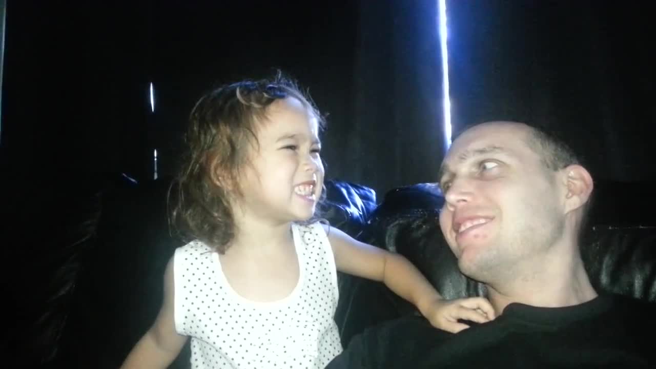 Toddler is so upset to hear her mother is going to Thailand