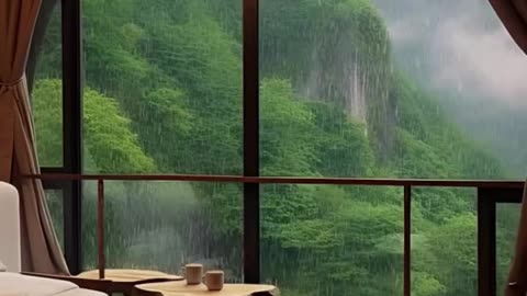 #cozyvibes #rainsounds #relaxingnature #sleepmeditation #asmr #rainynight #calmshorts #peacefulsleep