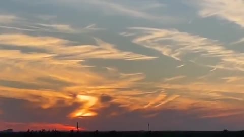 "Z" appears in the sky above Moscow