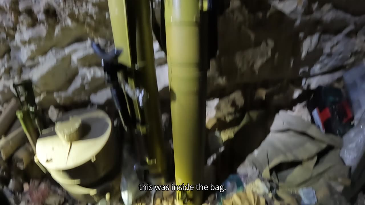 Attached is footage of the launchers and anti-tank missiles that were located: