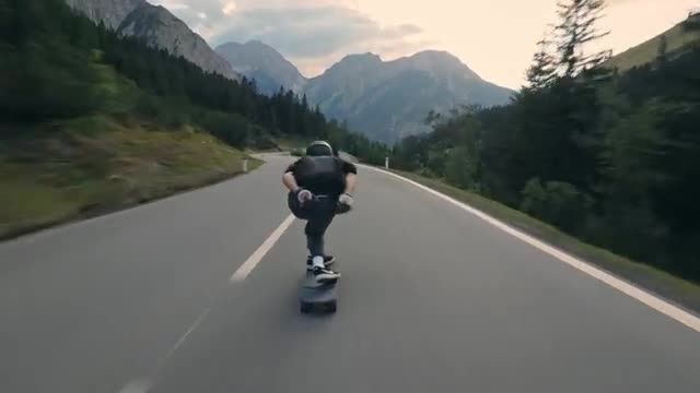 Racing Down the Austrian Alps