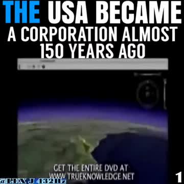 The USA is not a country but a corporation