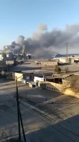 Strike on Russian Ships - Berdyansk