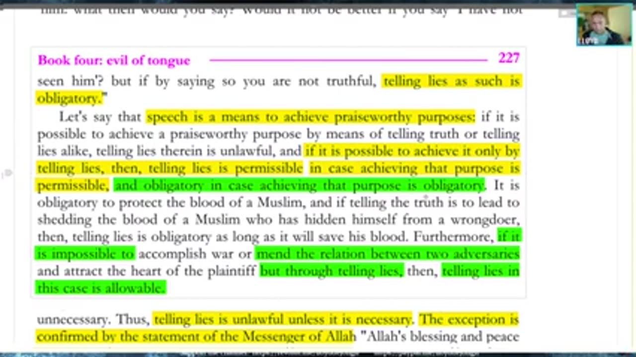 The Islamic Doctrine of Obligatory Lying - A Short Primer