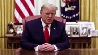 Trump condemns Capitol mob, ignores impeachment