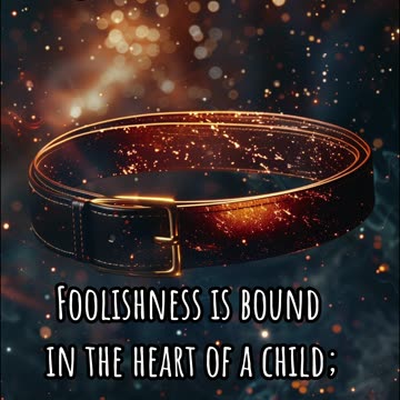 God Gave Permission To "Cut Tail" [Proverbs 22:15]