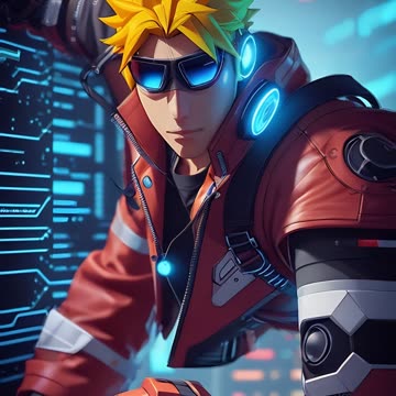 AI Generated Art, Images, Faces and Videos AI Transformations - Anime (Naruto) to Cyberpunk