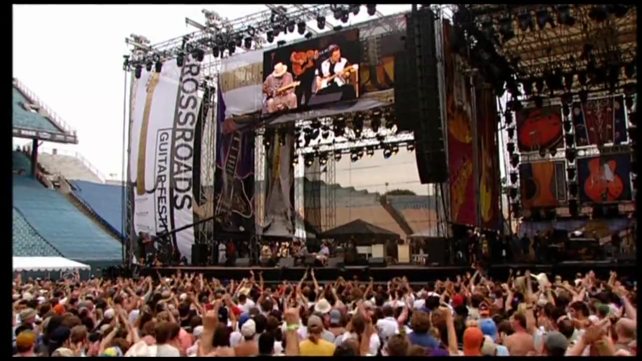 Rock Me Baby - Clapton, BB King, Buddy Guy, Jim Vaughn - Cotton Bowl - 2004