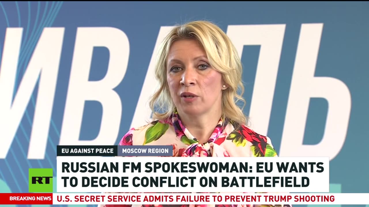 EU hasn’t found anything to say except how everything should be decided on battlefield – Maria Zakharova