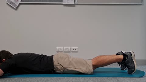 Prone hip extension