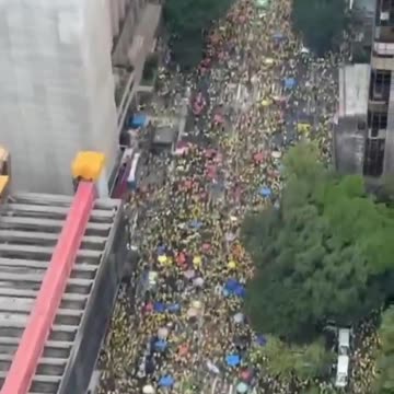 MASSIVE Protests in Brazil in support of Free Speech after the banning of 𝕏