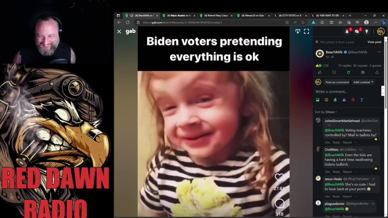 BIDEN SUPPORTERS RIGHT NOW