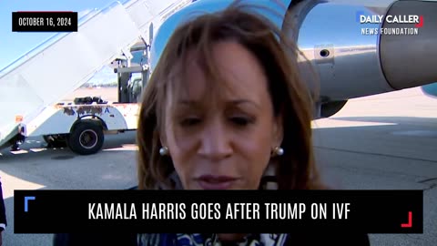 Kamala Harris Goes After Trump On IVF