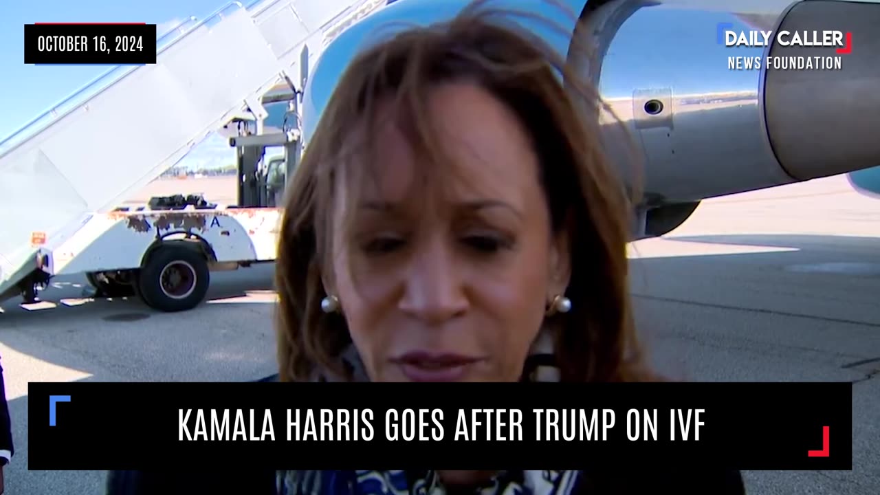 Kamala Harris Goes After Trump On IVF