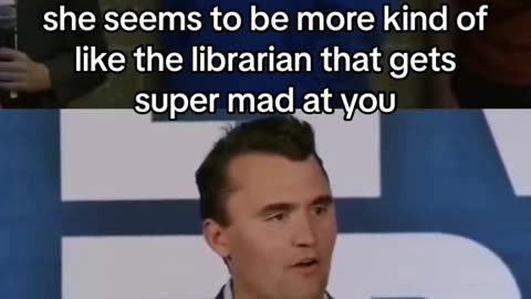 Charlie Kirk - Student loves Kamala Harris