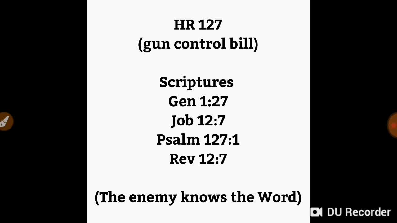 H.R.127 The Enemy Knows the Word