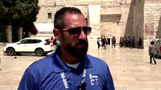 Tourists trickle back to Bethlehem's holy sites