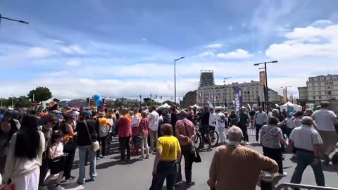2024 Paris Olympics: Massive Welcome Event in Le Havre, France - WOW