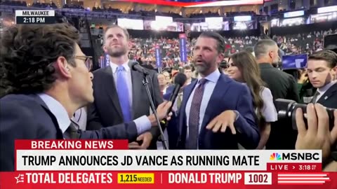 "Just Get Out of Here" - Donald Trump Jr OWNS MSNBC Hack