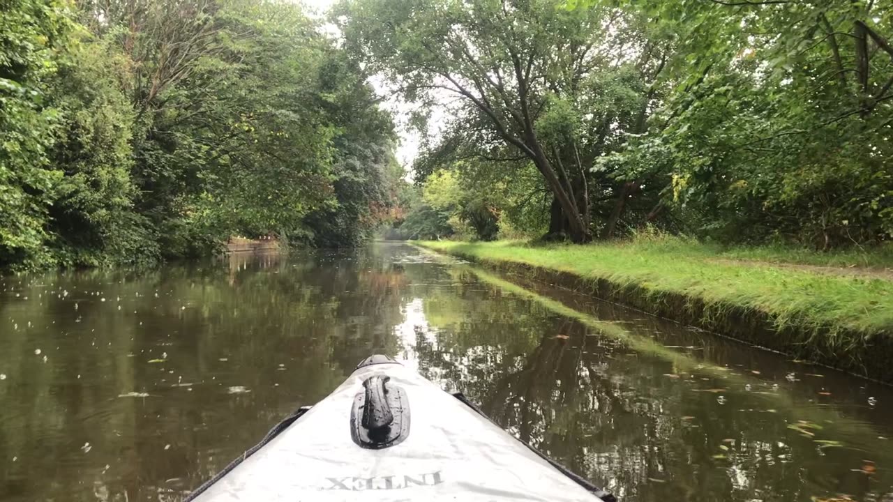 ASMR Kayaking Silsden to Riddlesden West Yorkshire England