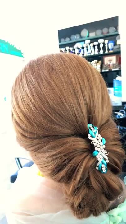 updo hairstyle long hair