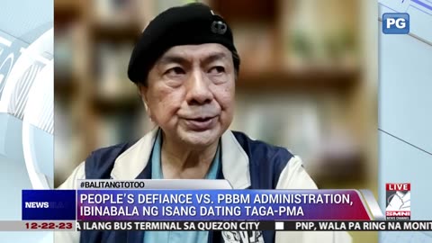 People’s defiance vs. PBBM Administration, ibinabala ng isang dating taga-PMA