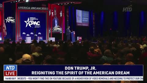 Donald Trump Jr. Speaks at CPAC: Reigniting the Spirit of the American Dream