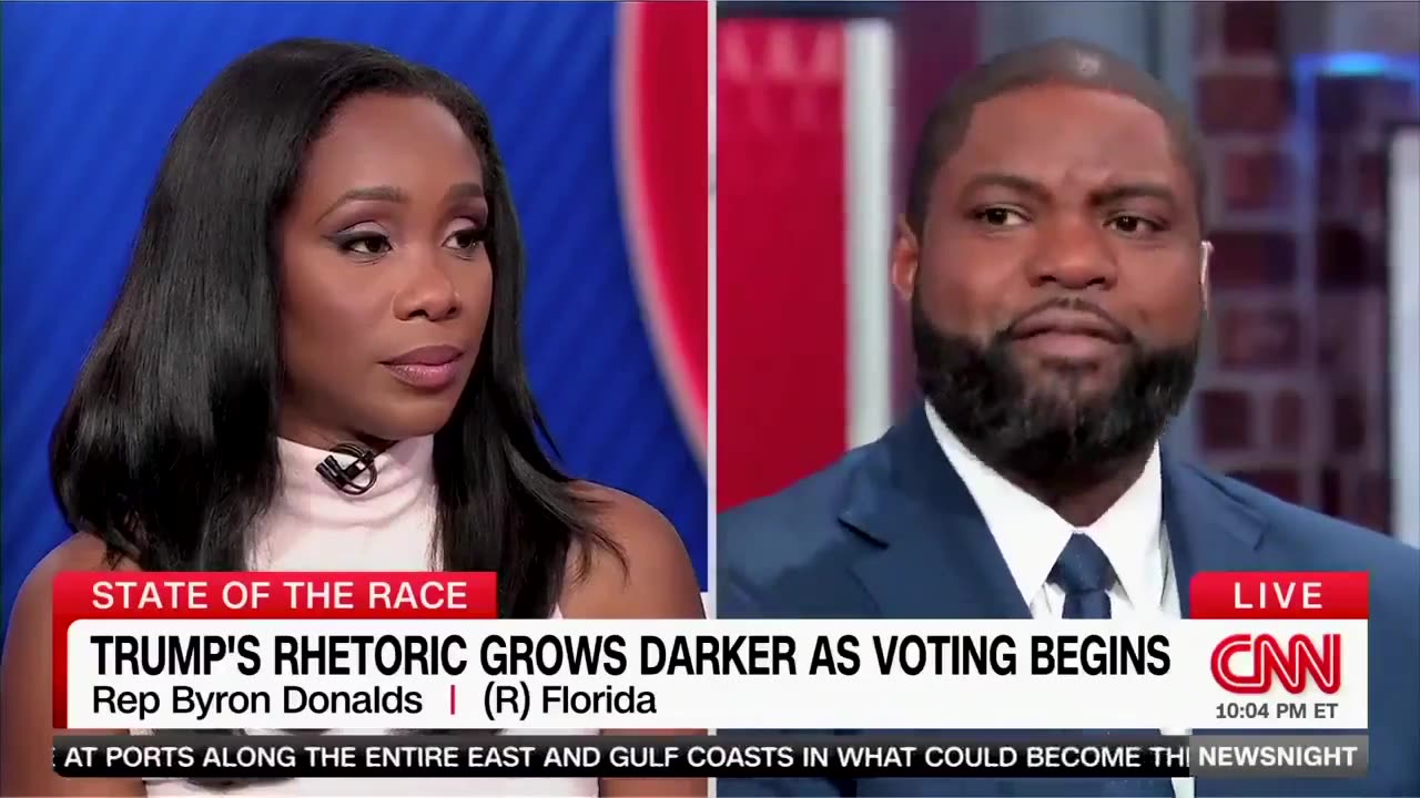 Rep. Byron Donalds explains to CNN how crime is out of control.