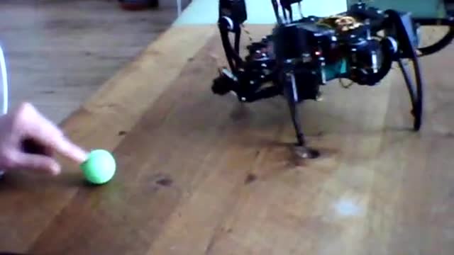 Hexapod 3DOF tracking ball